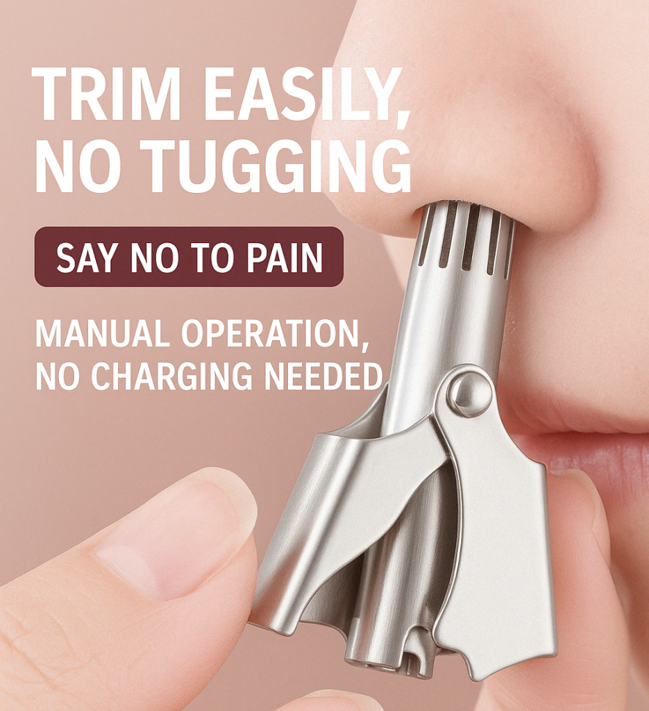 Gentlemen, Say Goodbye to Embarrassing Nose Hair Moments! Discover the Ultimate Nose Hair Trimming Tool