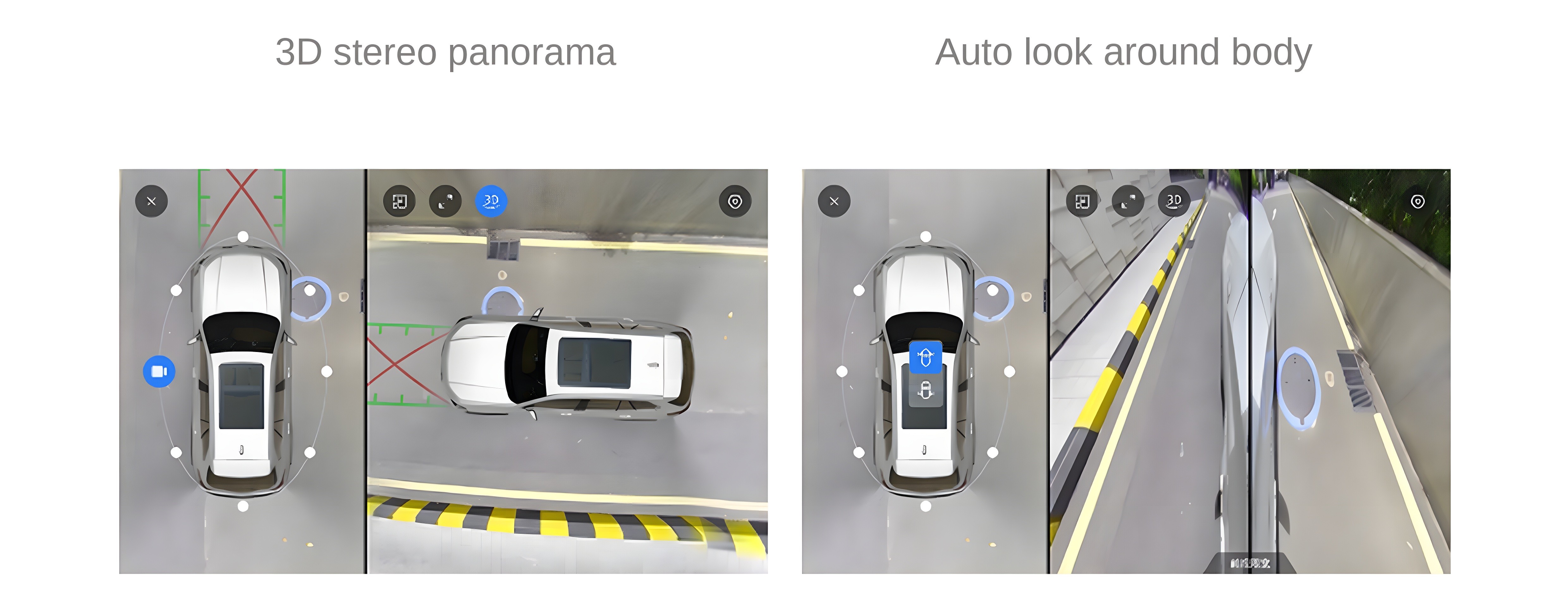 3D Stereo Panorama and Auto Look Around