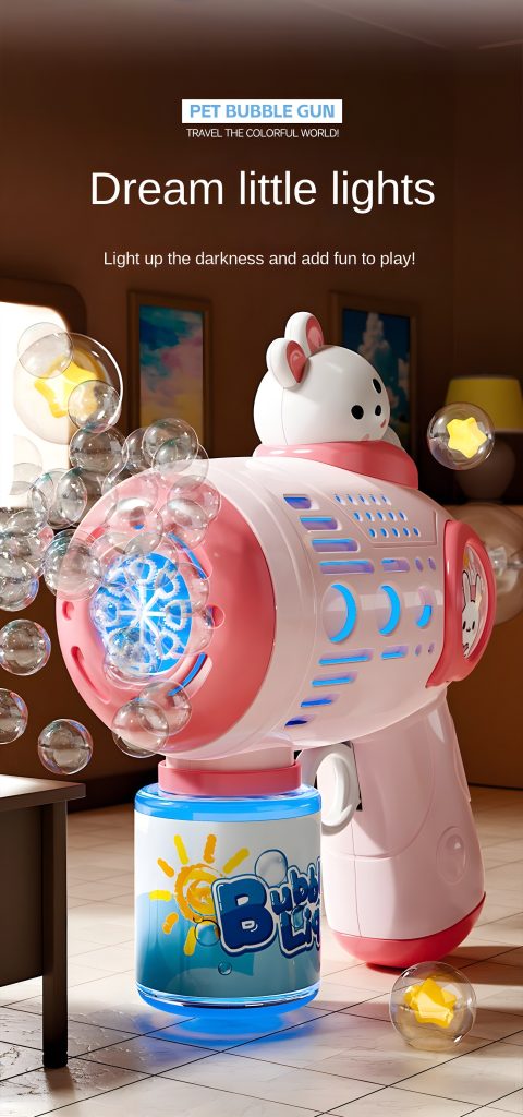 🌈 Unleash Magical Moments with the PET BUBBLE GUN — Your Child’s New Favorite Companion!