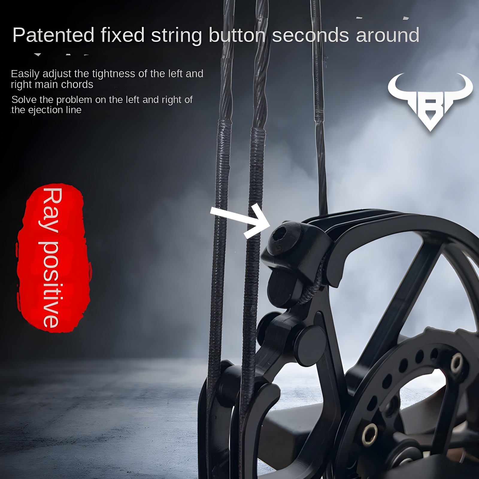 Patented Fixed String Button for Quick Adjustments