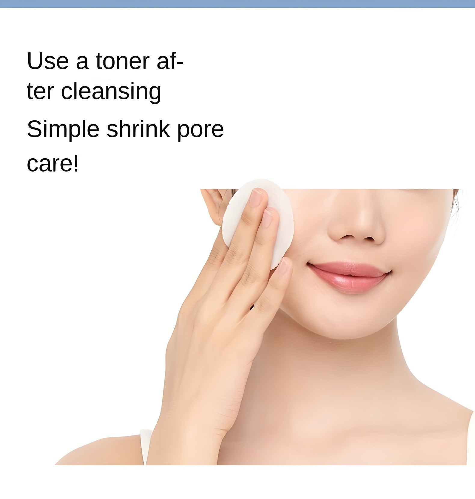 Woman using Medicube ZERO Pore Pad 2.0 on her face