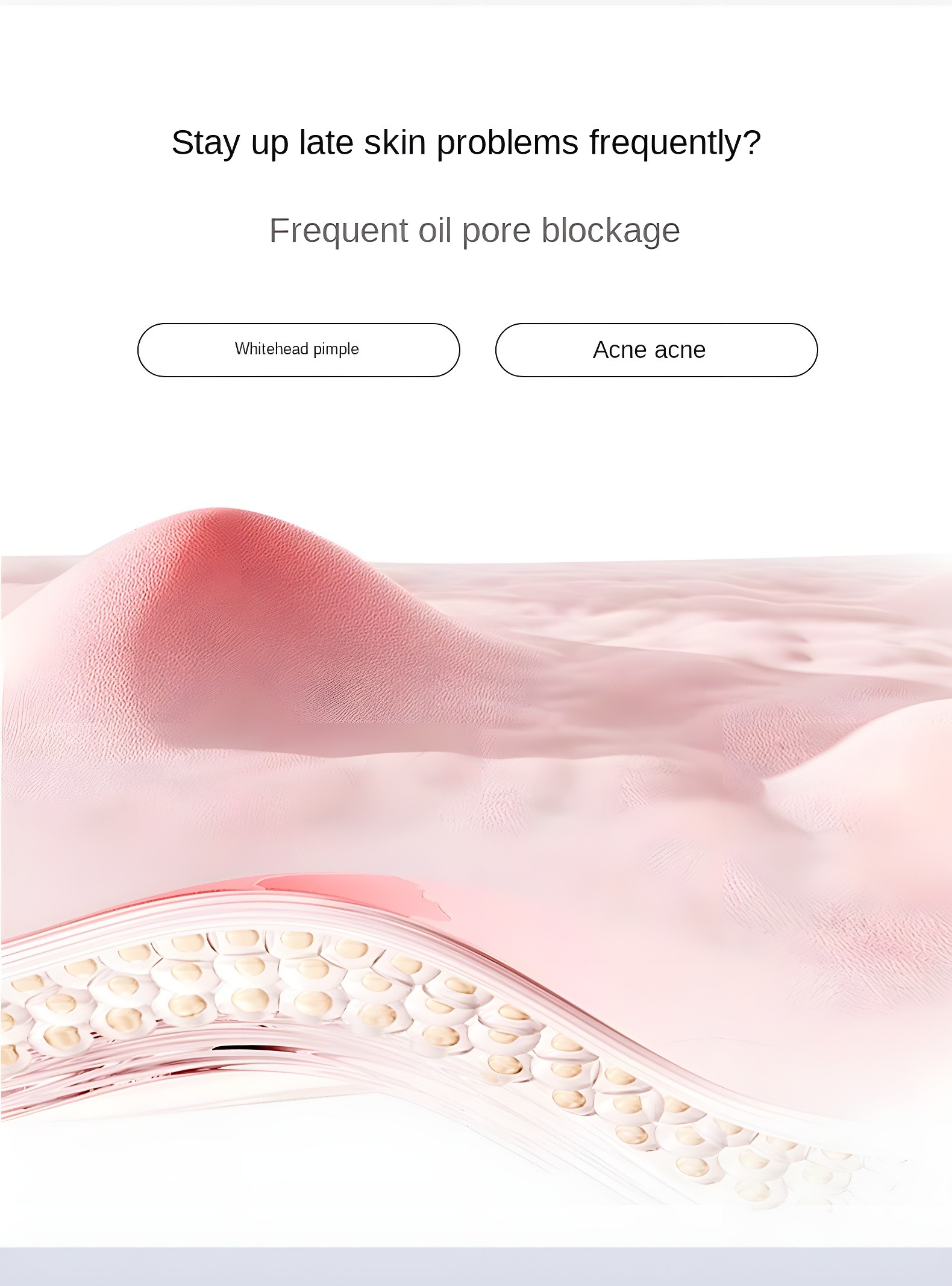 Skin problems illustration