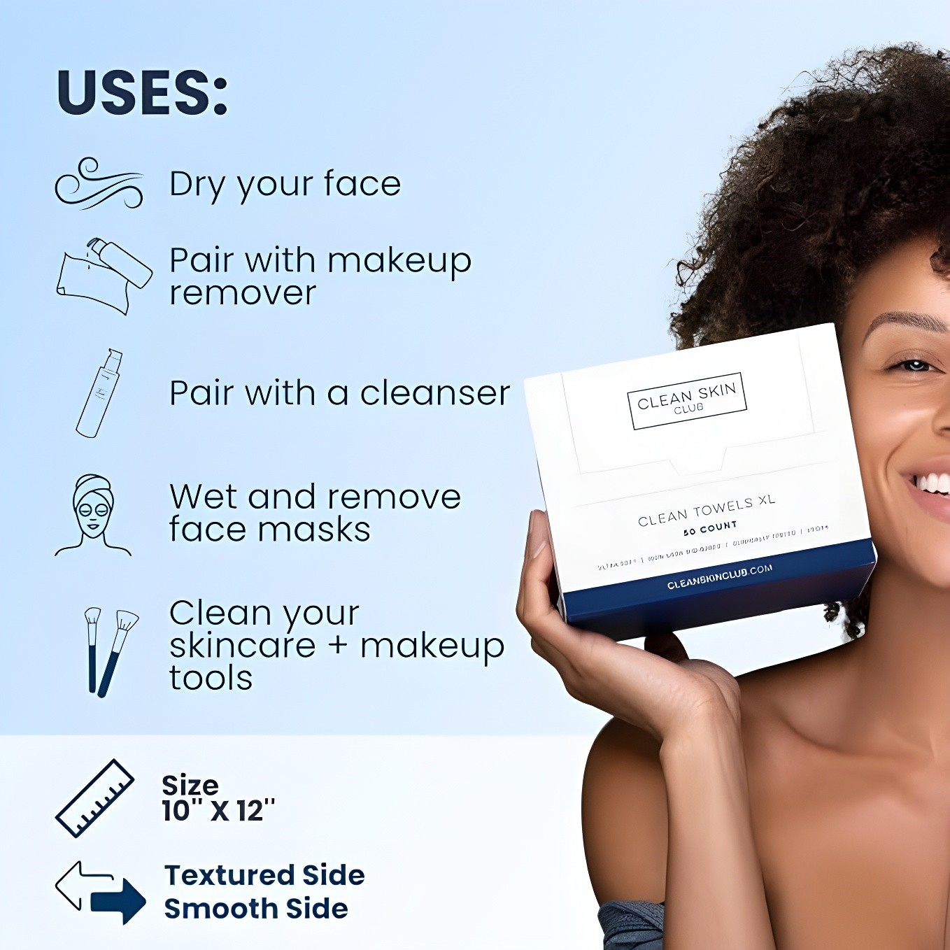 Clean Skin Club towels described as softer than a cloud