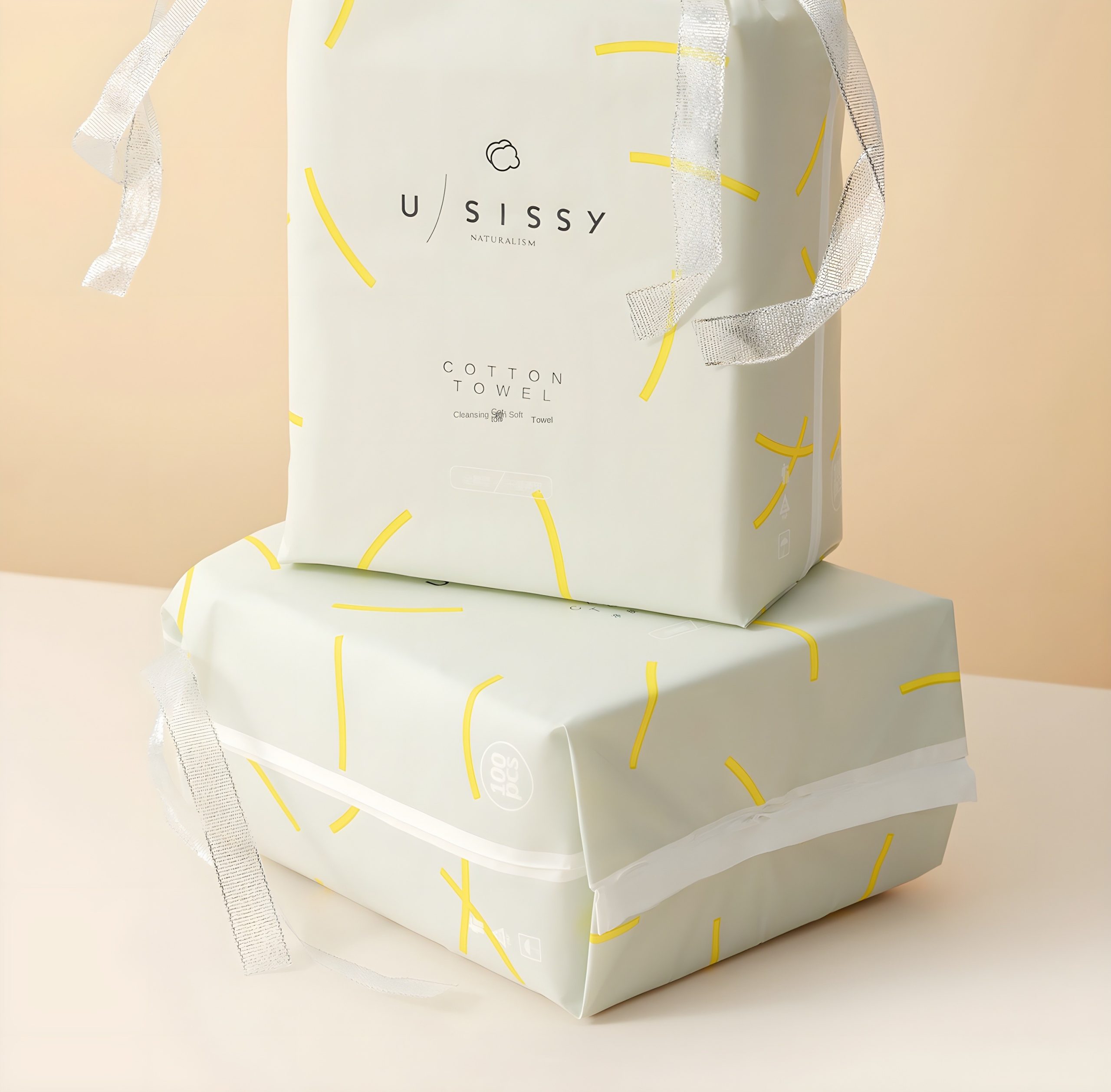 The Ultimate Gentle Touch: U-sissy 100% Cotton Facial Towels – Where Purity Meets Performance