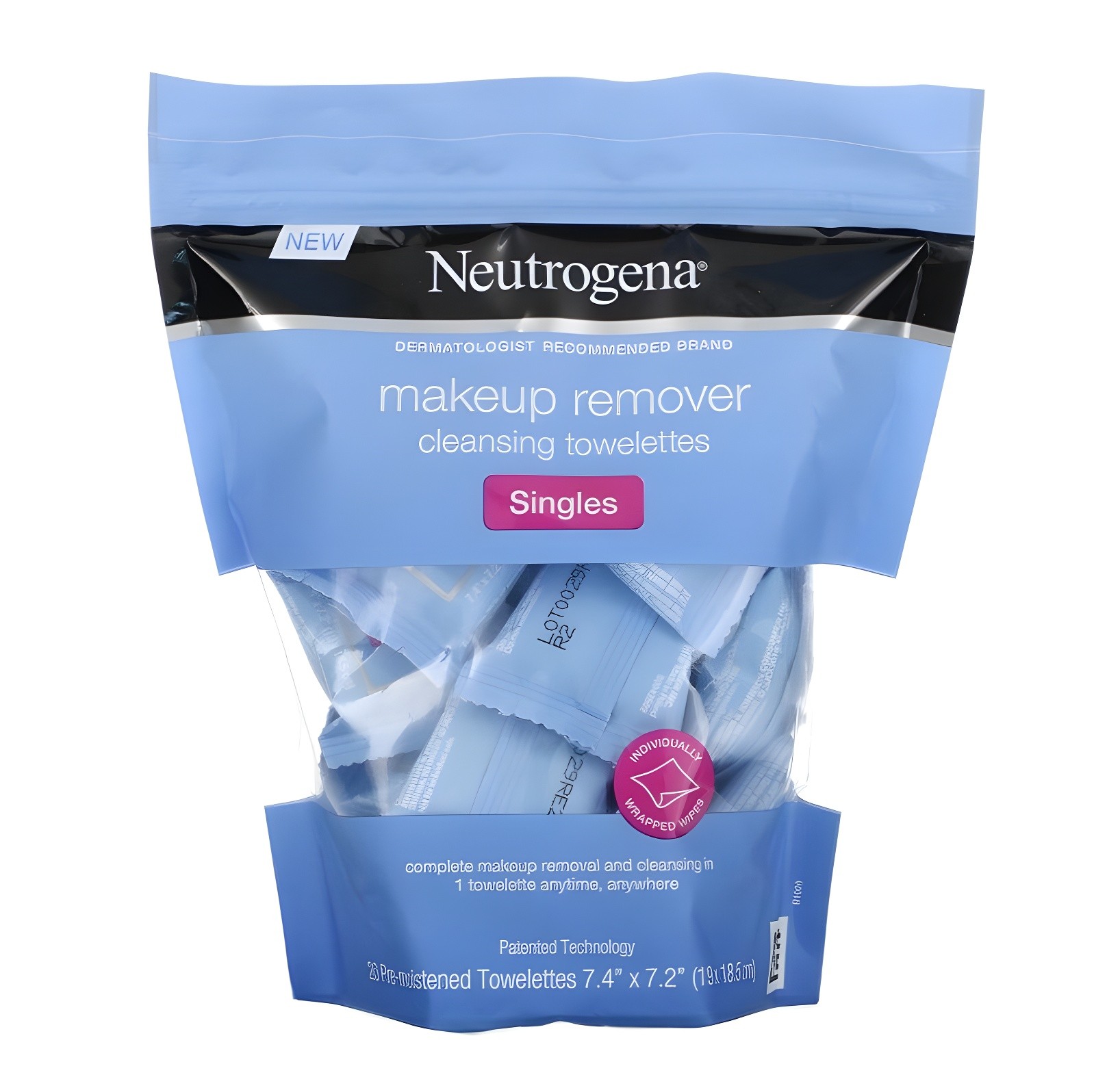 Neutrogena Makeup Remover Cleansing Towelettes package front view