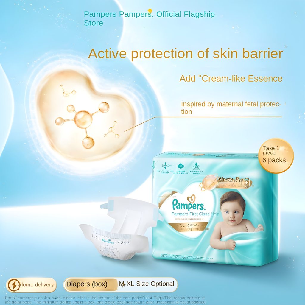 Pampers: The Ultimate Choice for New Parents – Where Science Meets Gentle Care