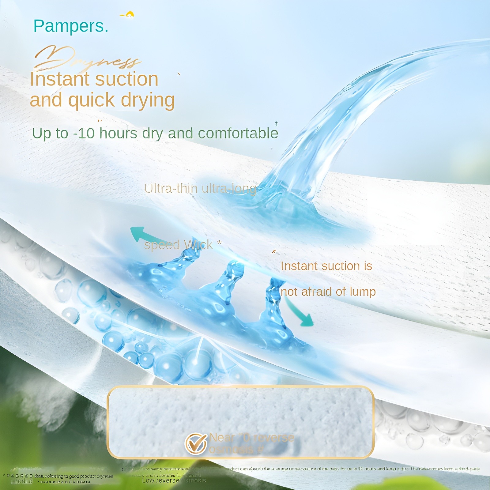 Pampers Super Absorbent Core Technology