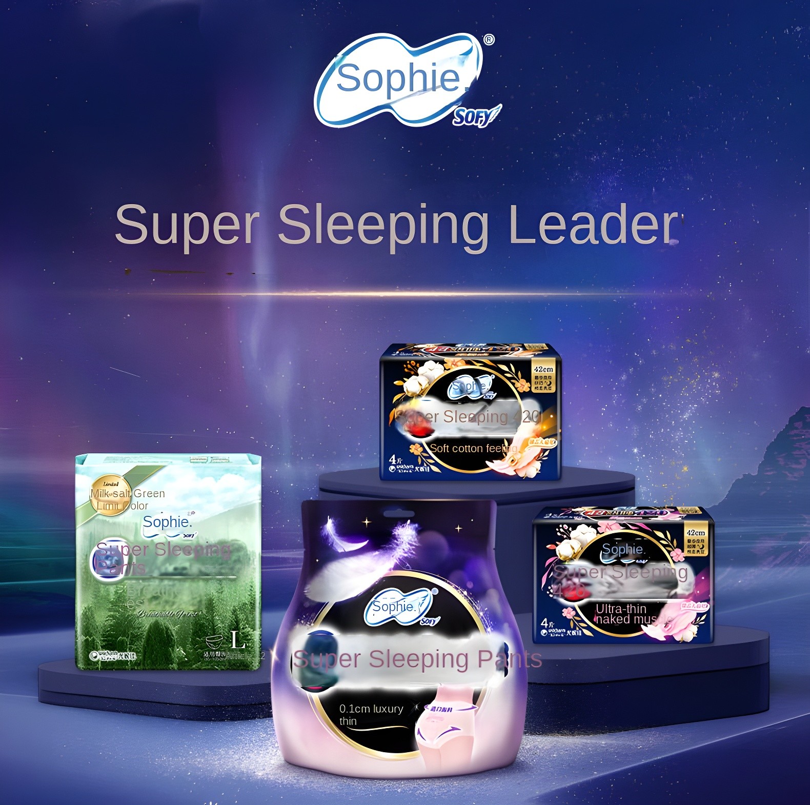 Product lineup with different variants