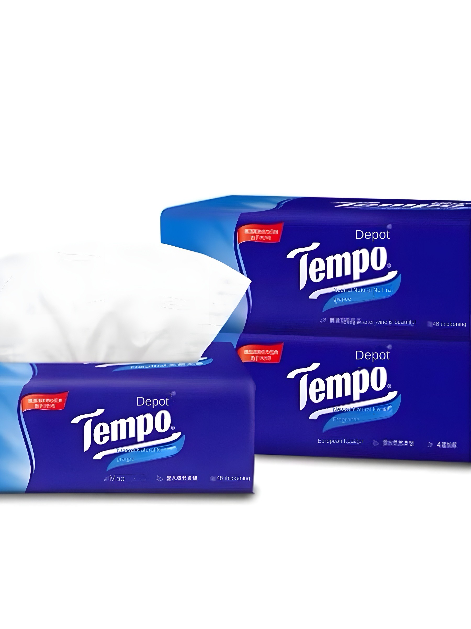 Close-up of Tempo Tissue Sheets