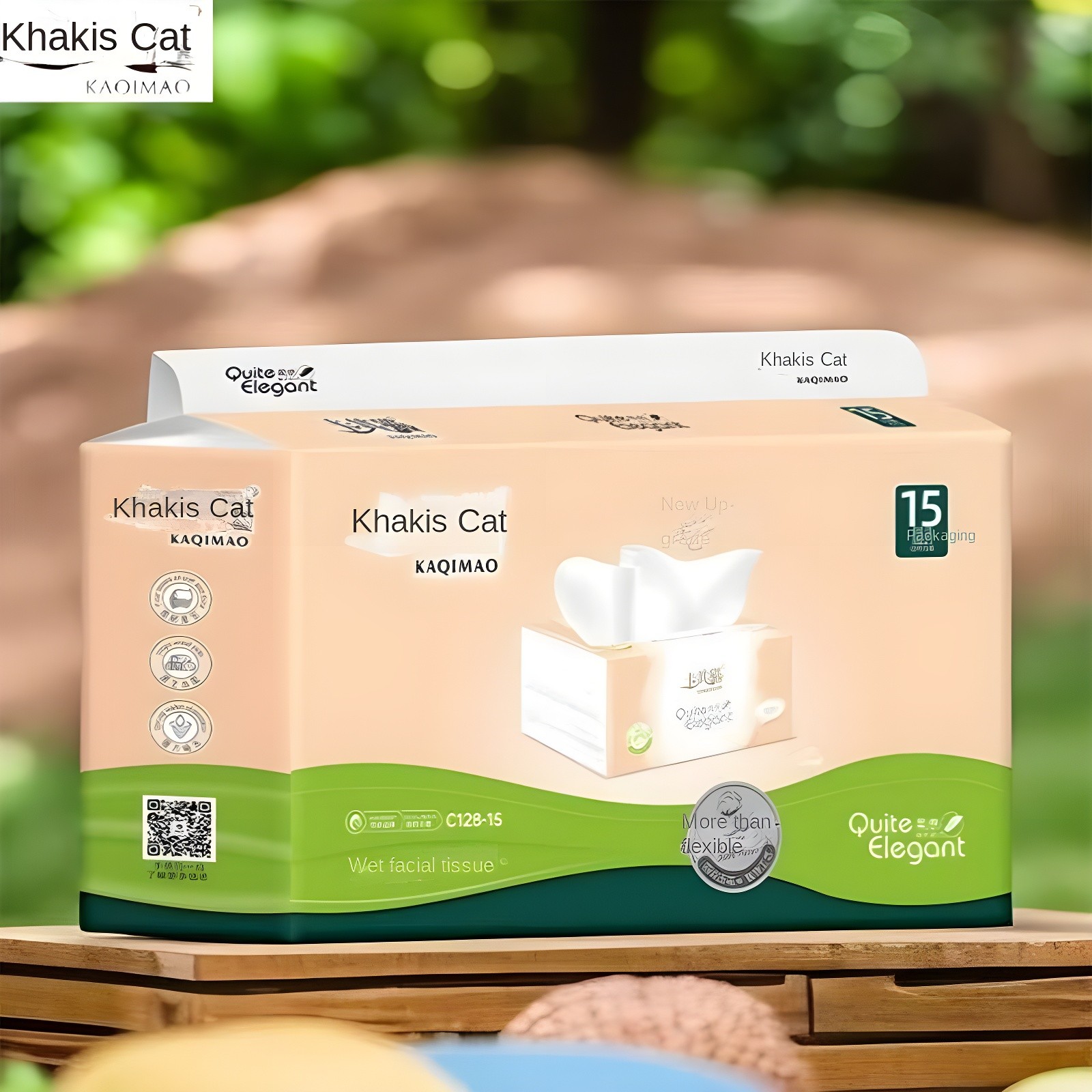 Product Packaging Showing 15 Packs and 300 Sheets