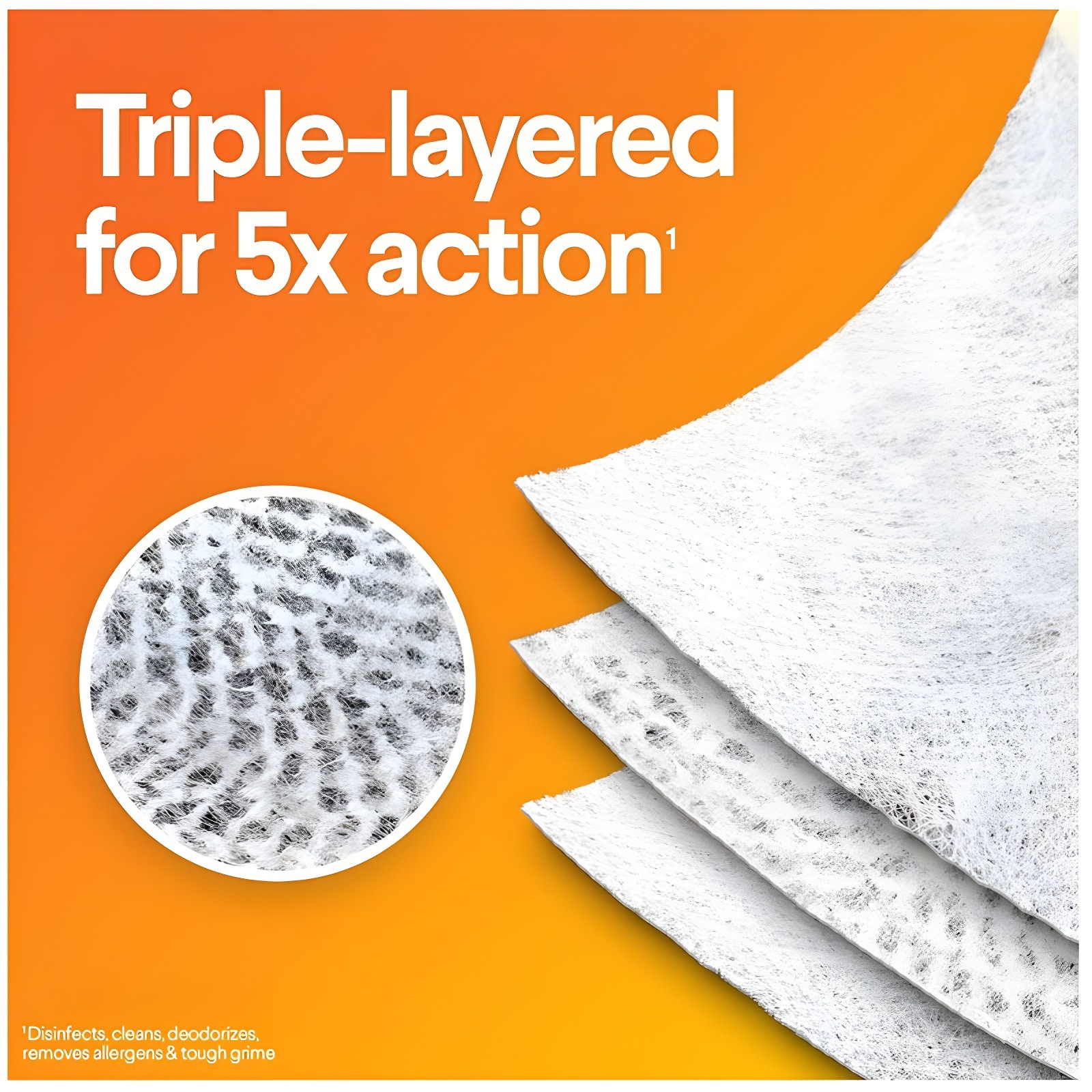 Triple-layered for 5x action