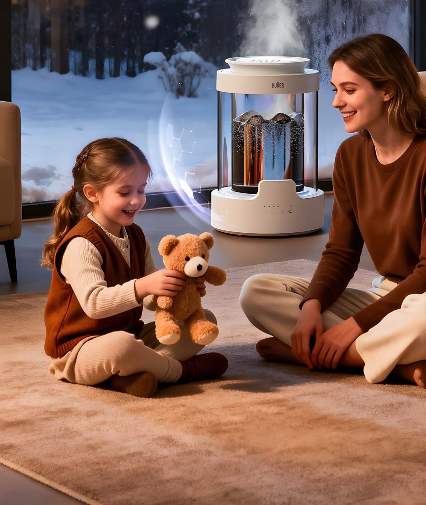 Burees ECO 700ml Ultrasonic Humidifier: The Ultimate Home Comfort Solution for Modern Families