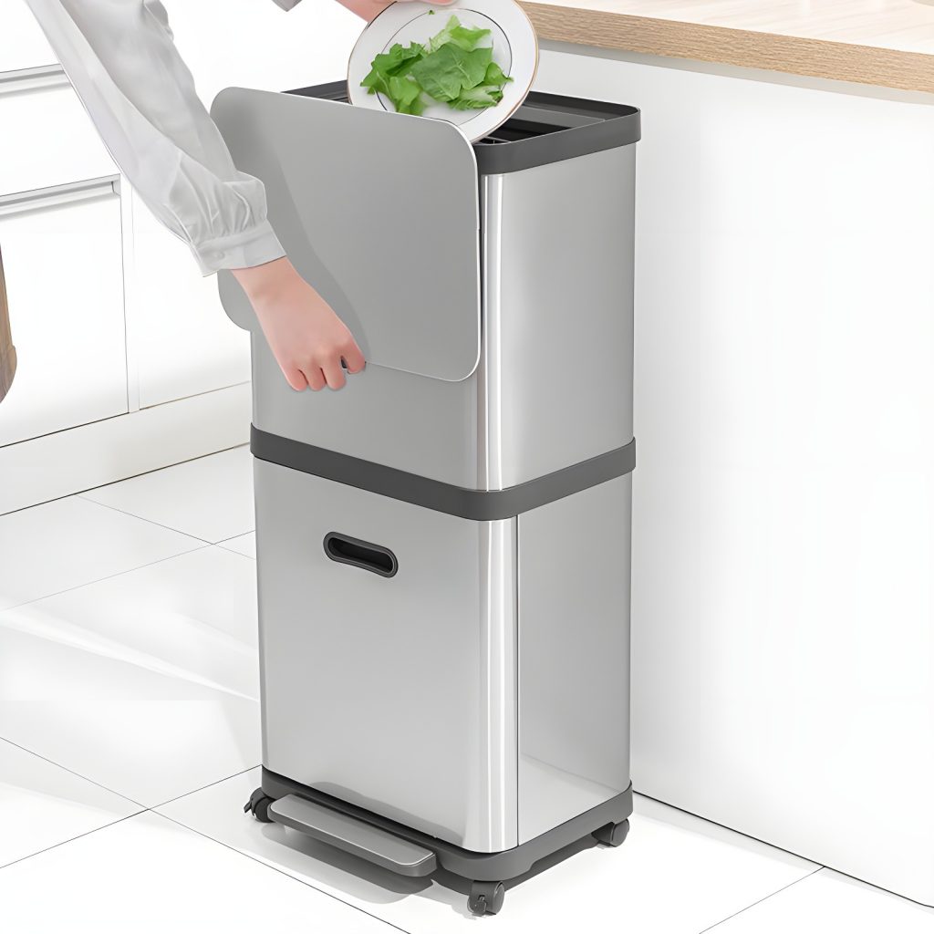 The Ultimate Kitchen Companion: Elevate Your Space with the TG3346 Dual-Layer分类垃圾桶