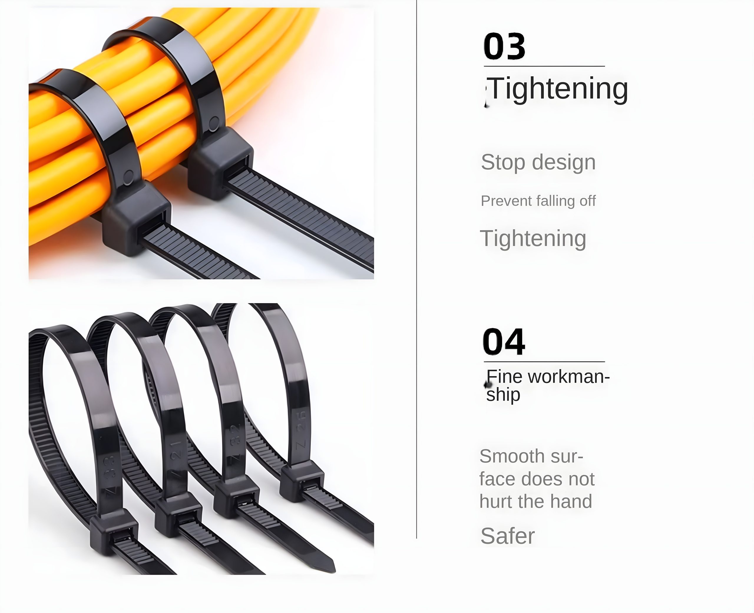 ZYCN™ Industrial-Grade Cable Ties: The Ultimate Solution for Secure, Durable, and Organized Wiring