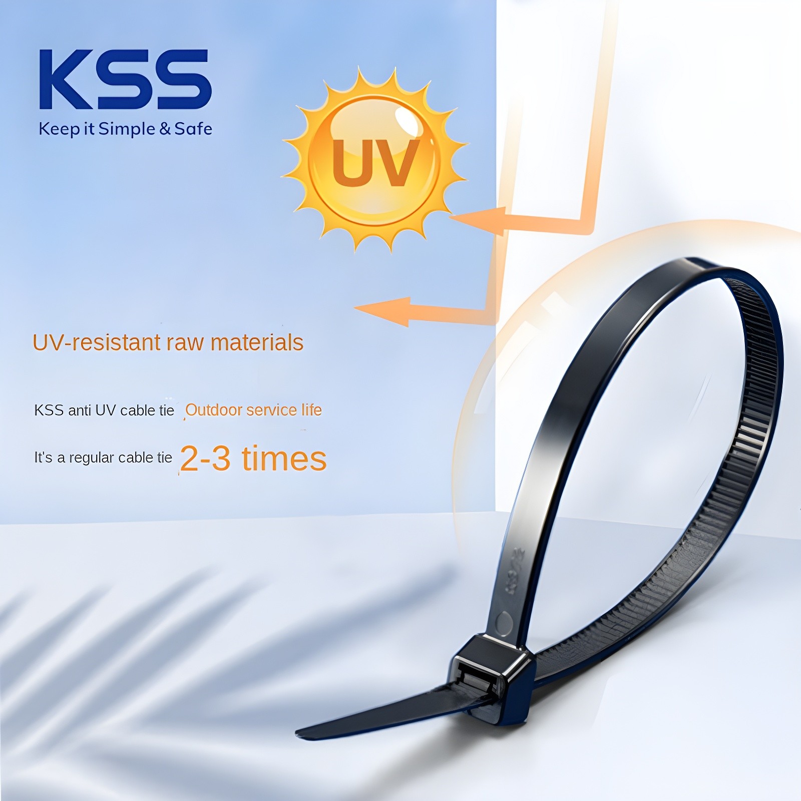 KSS UV-Resistant Cable Ties UV Protection Feature