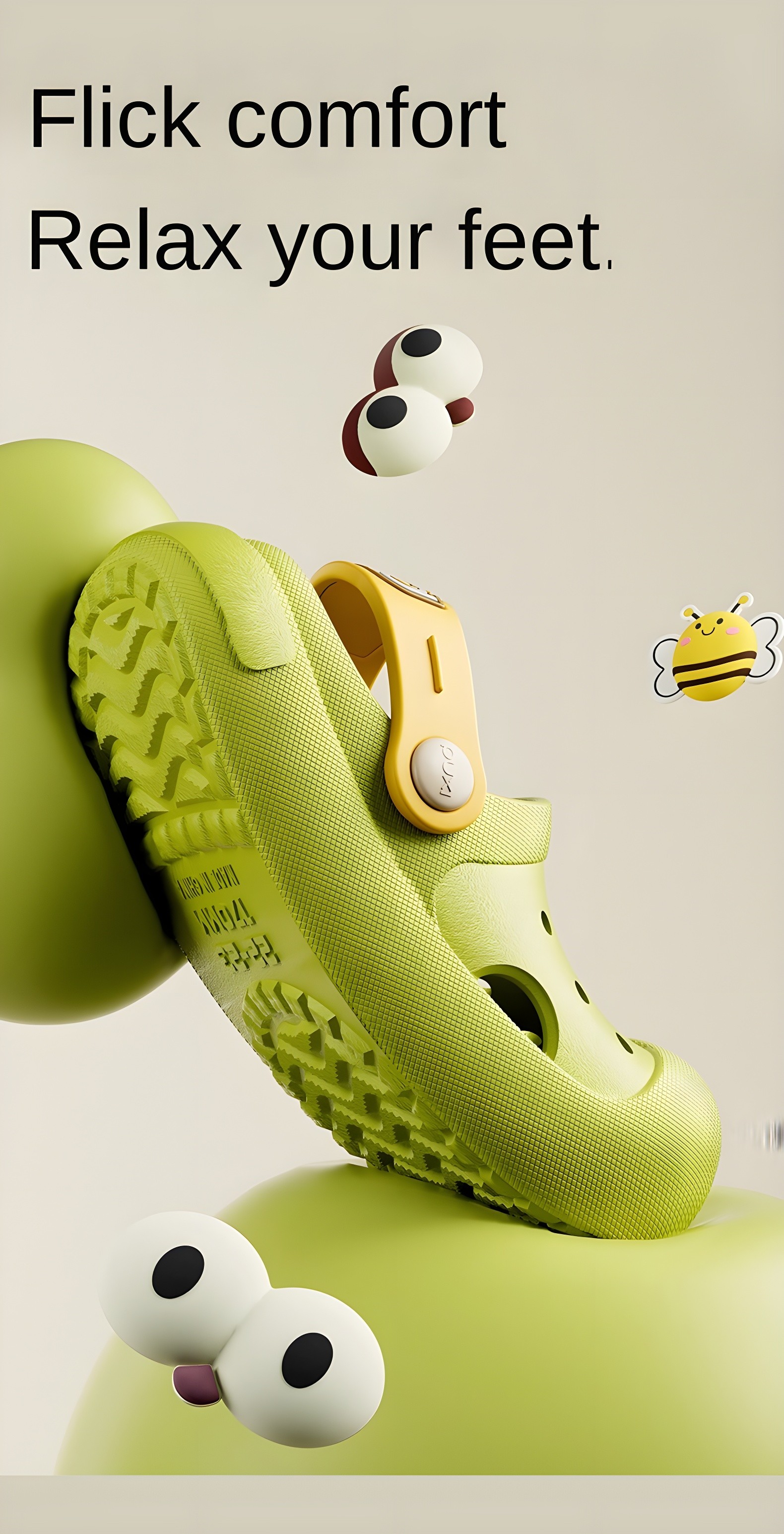 PUXXI Kids' EVA Clog - Flick comfort Relax your little feet