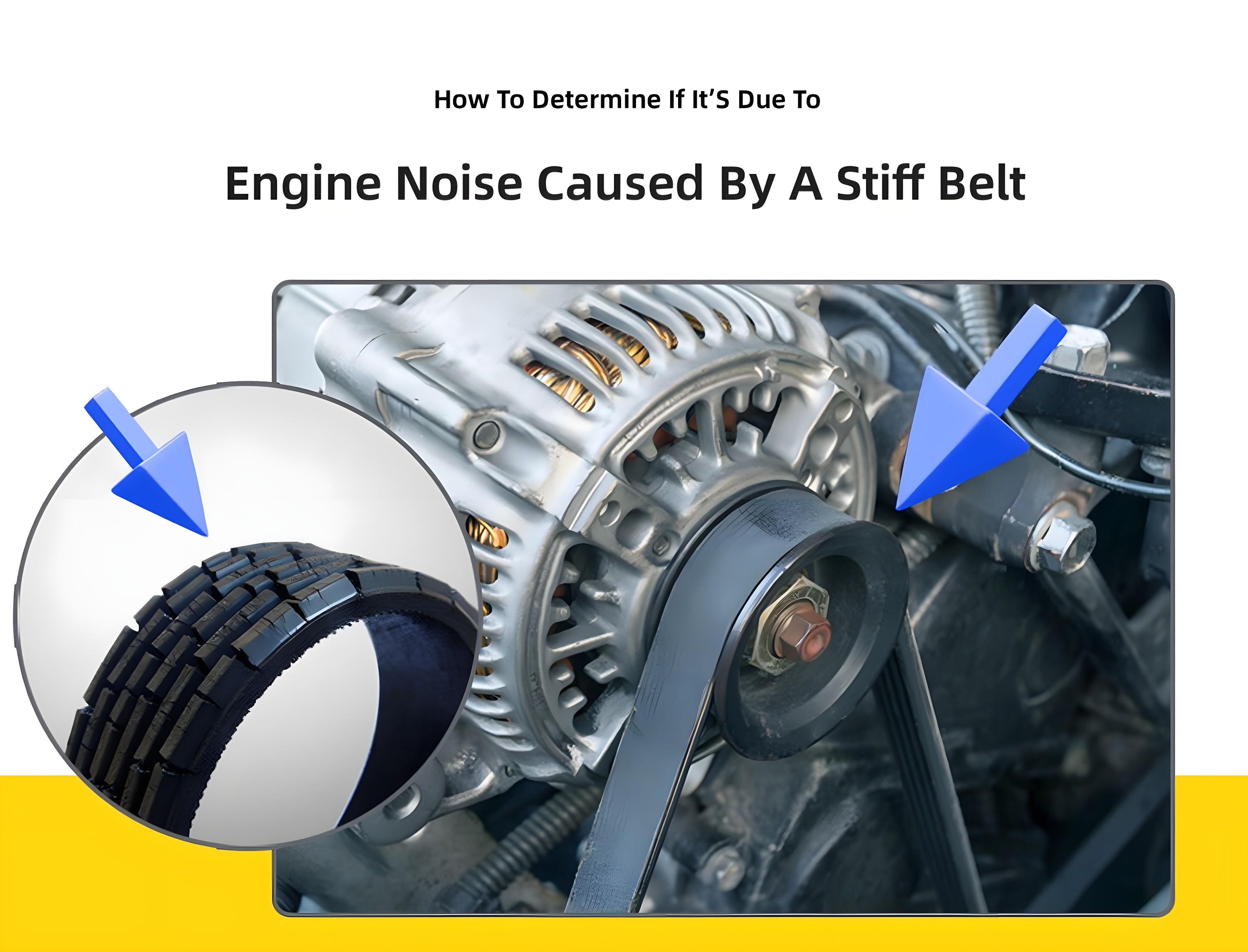 How to Determine If Engine Noise Is Caused By A Stiff Belt