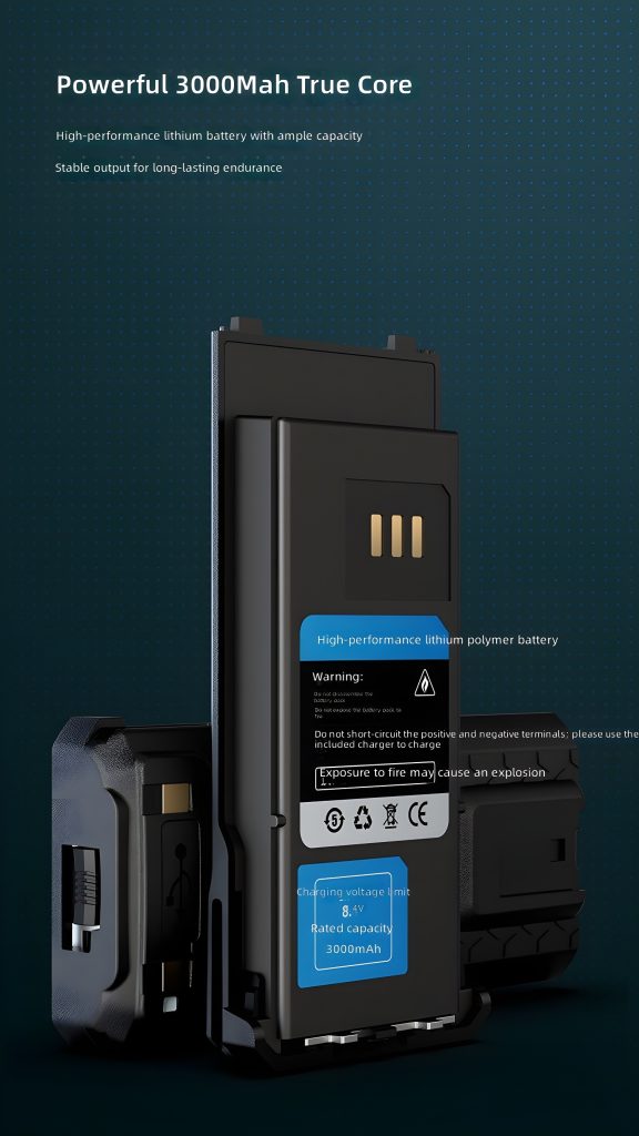 SenHaX CT-12: Redefining Professional Communication in the Field Powerful Battery