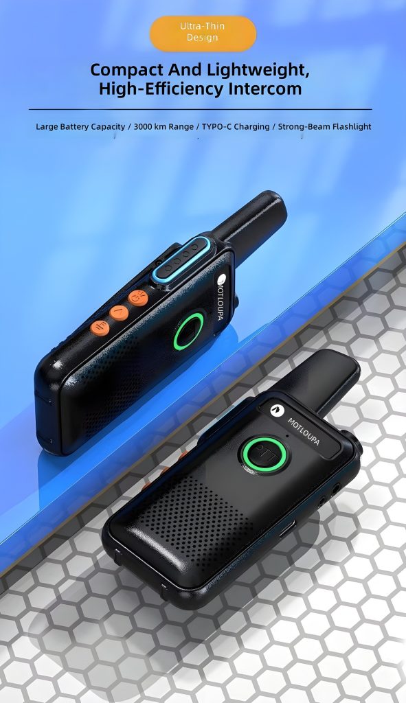 MOTLOURA Ultra-Slim Walkie-Talkie: Where Precision Engineering Meets Uncompromising Reliability Ultra-Thin Design