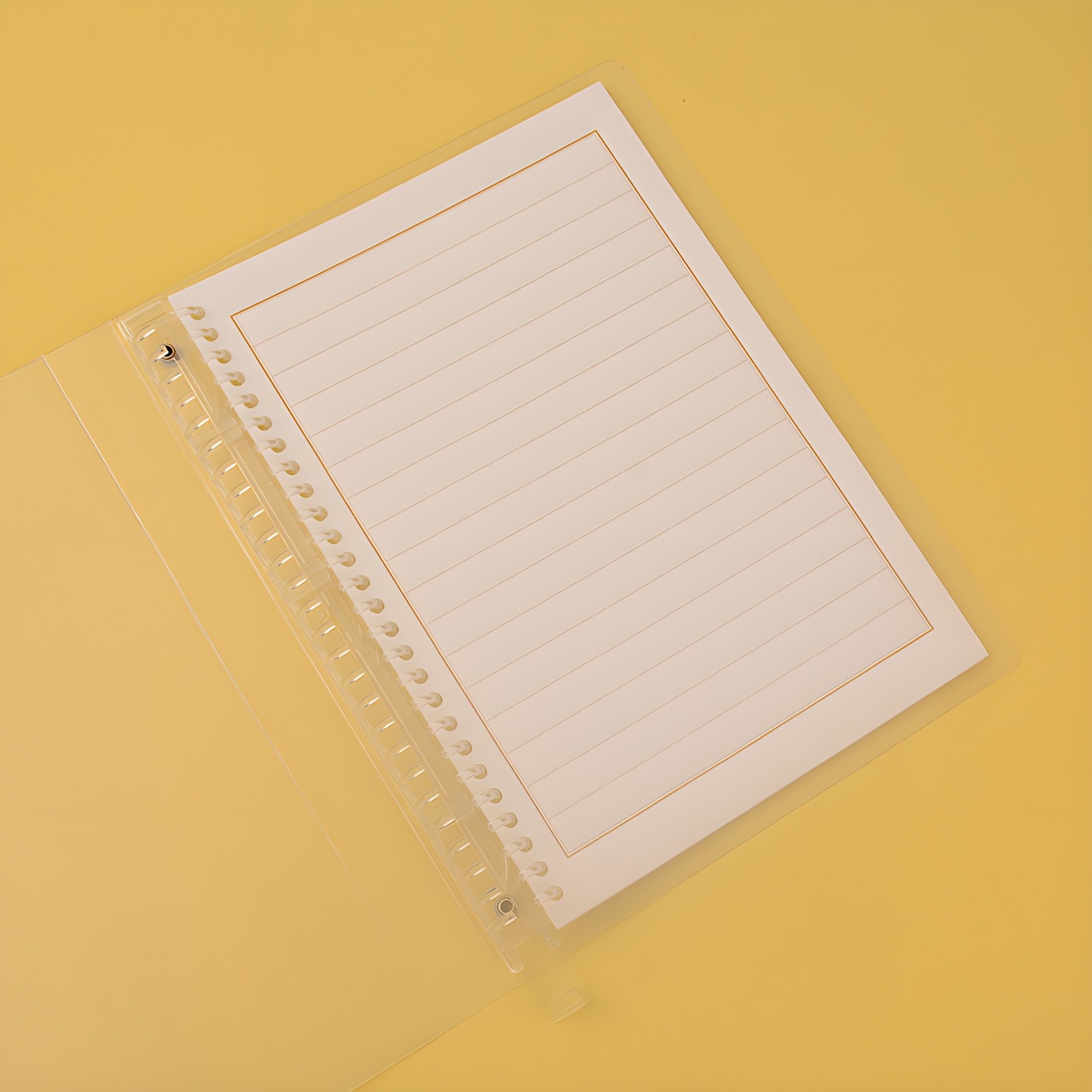 Full-page B5 sheet with 26 holes and 15mm spacing label