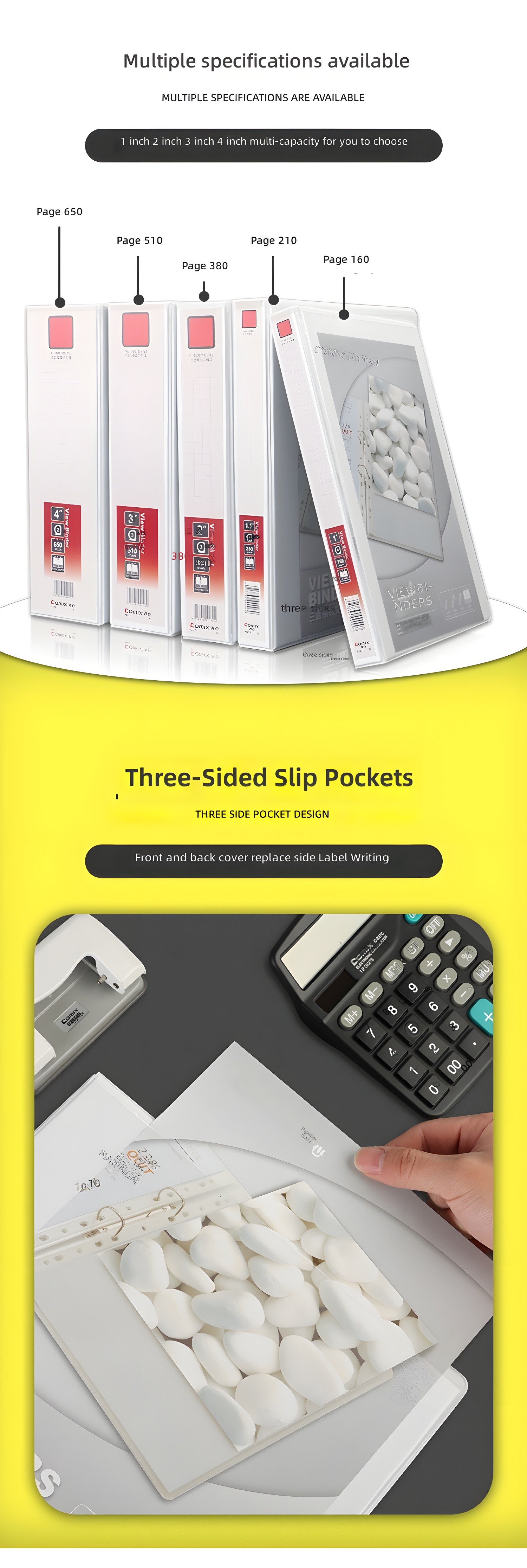 Three-Sided Slip Pockets - Close-up Demonstration