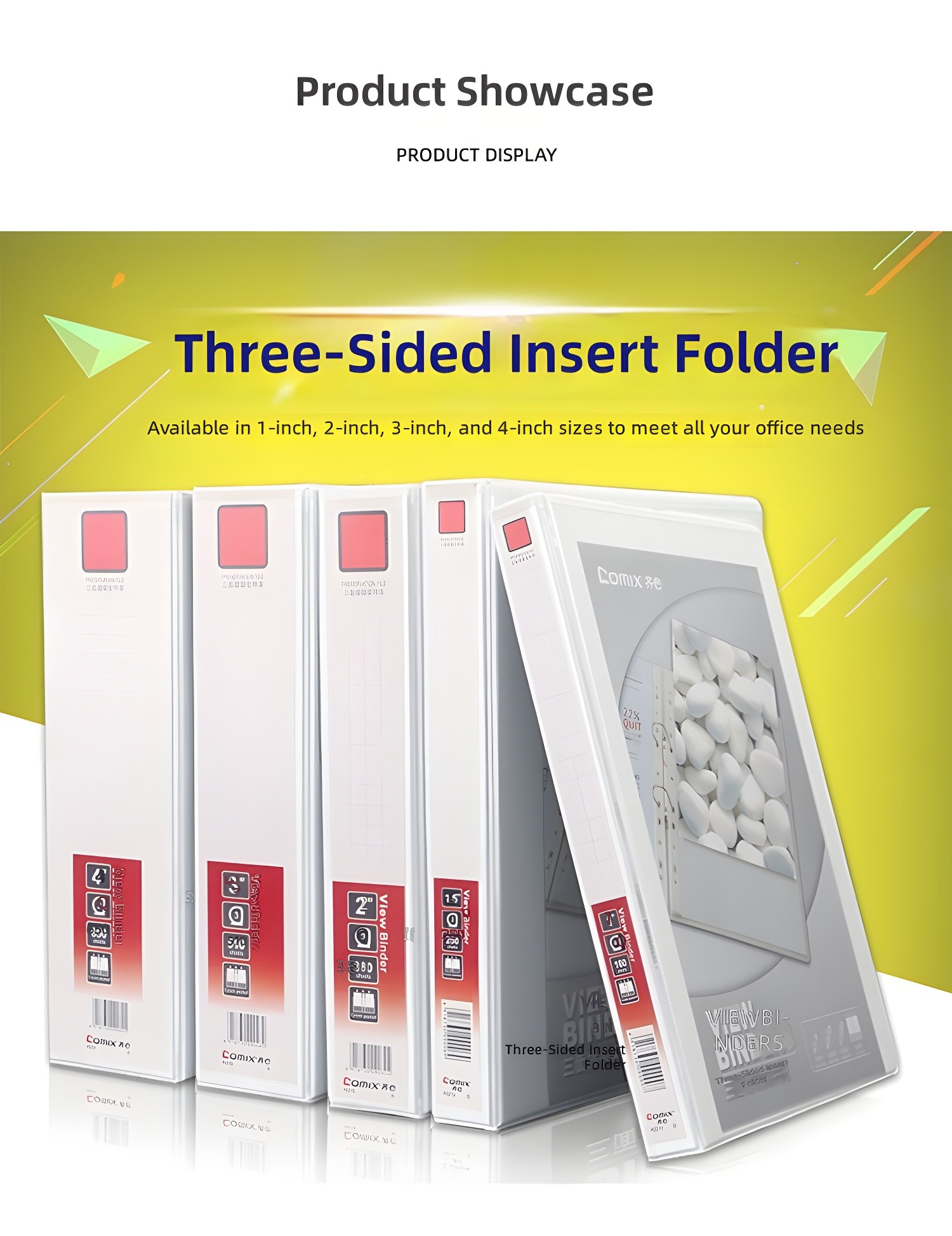 Product Showcase - Three-Sided Insert Folder Series