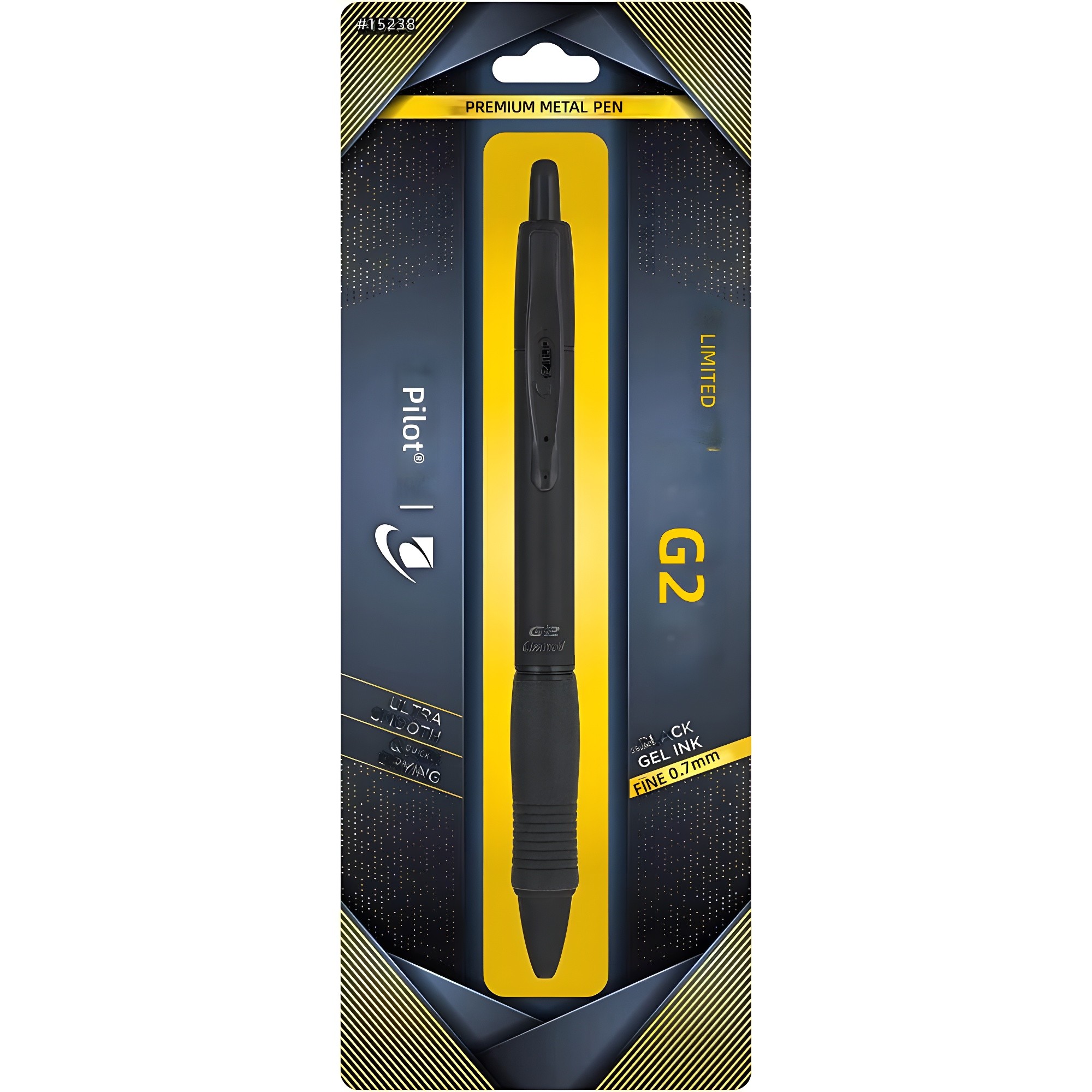 Pilot G2 Limited black pen in packaging #15238