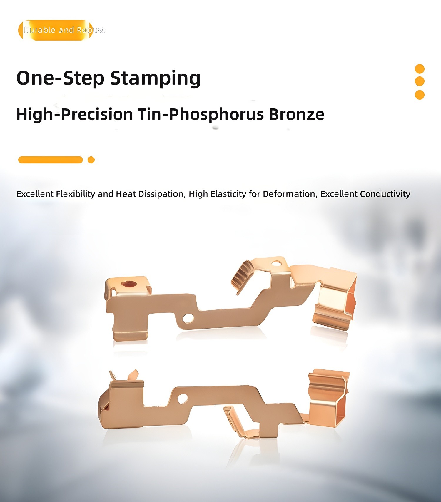 High-Precision Tin-Phosphorus Bronze Contacts via One-Step Stamping