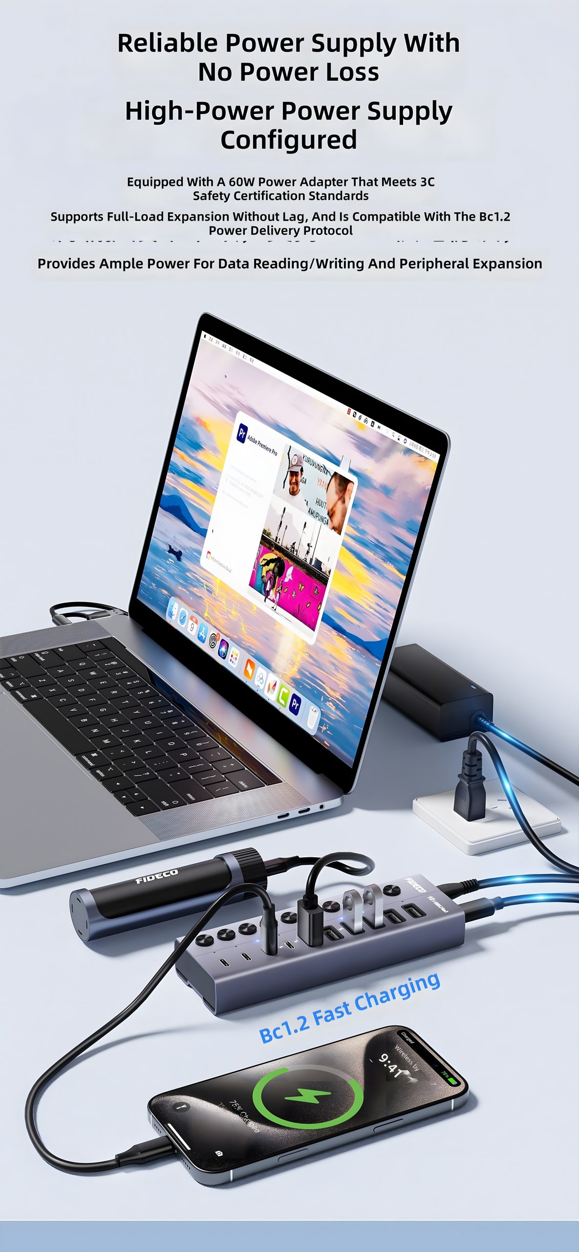 The Ultimate 10-Port USB Hub: Where Power, Speed, and Precision Converge