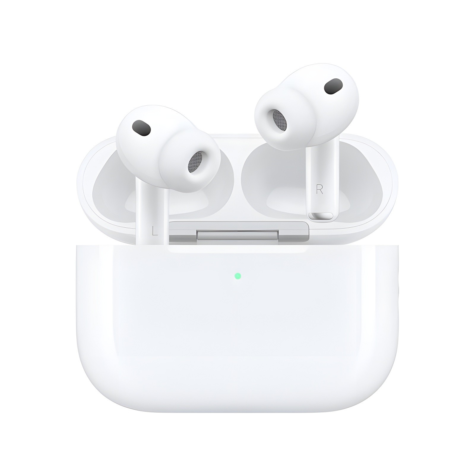 AirPods Pro 3 Open Case with Green LED Indicator