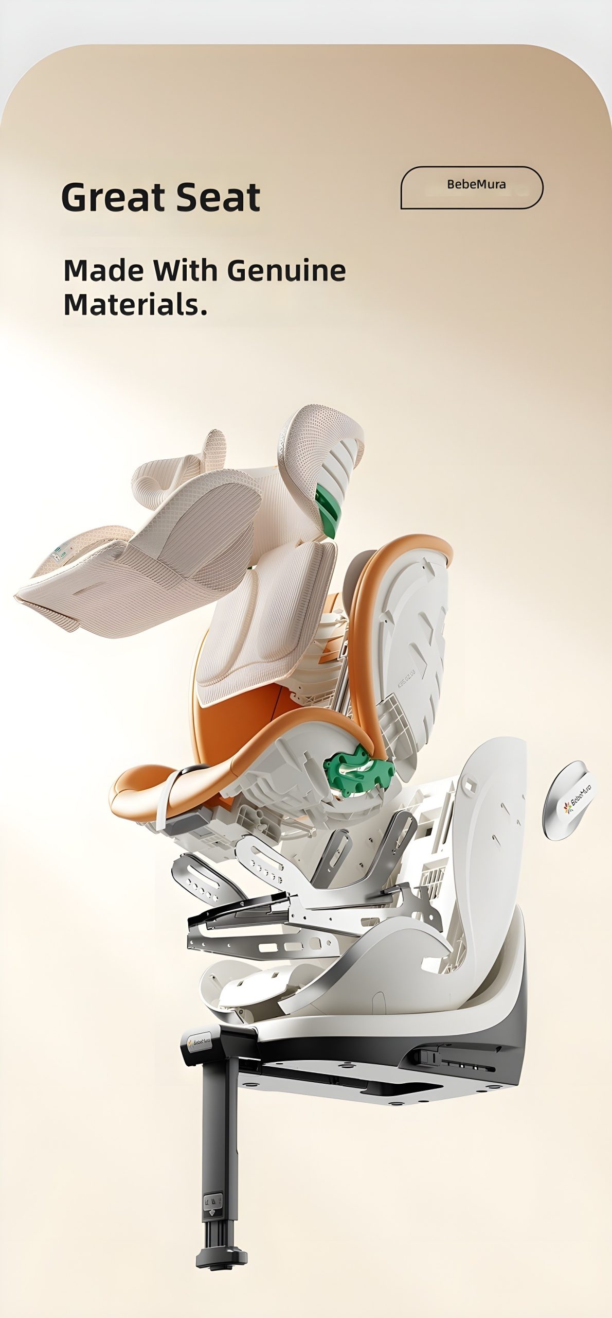 BebeMura: Redefining Safety, Comfort, and Innovation in Infant Car Seats