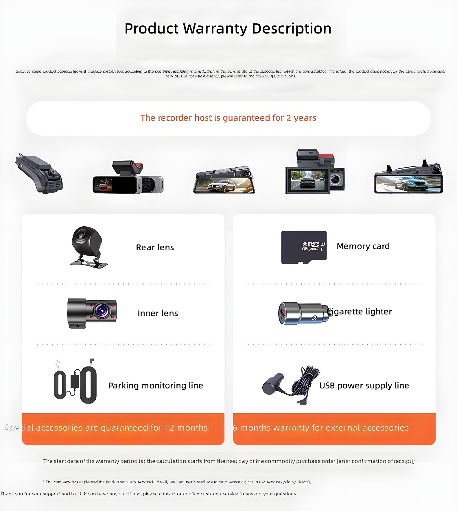 Front 4K Lens and Sony Wide Dynamic Range Rear Lens Close-ups