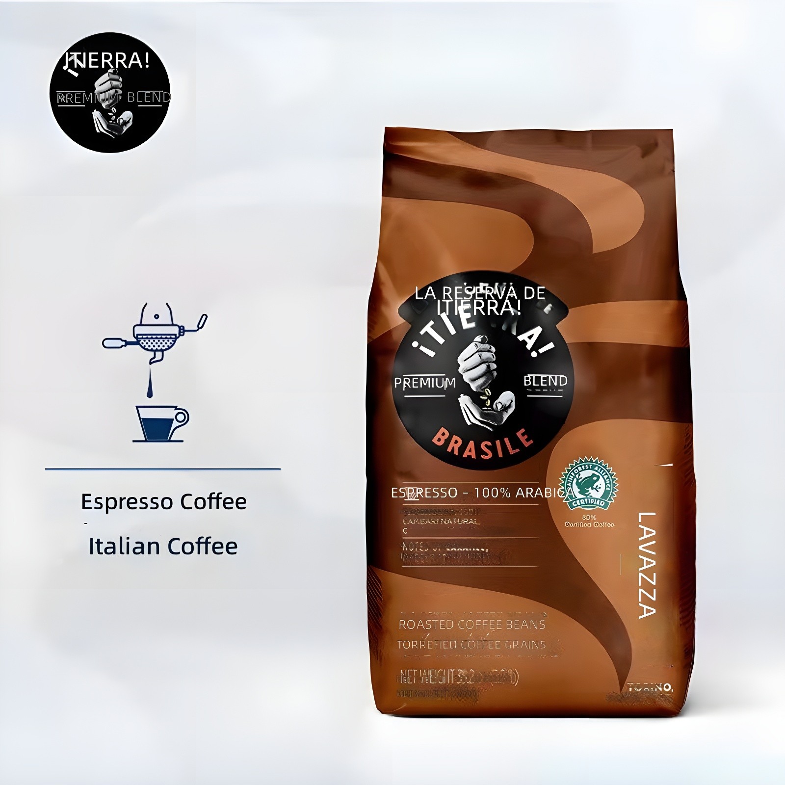 LAVAZZA ¡Tierra! Colombia Premium Blend Espresso Coffee