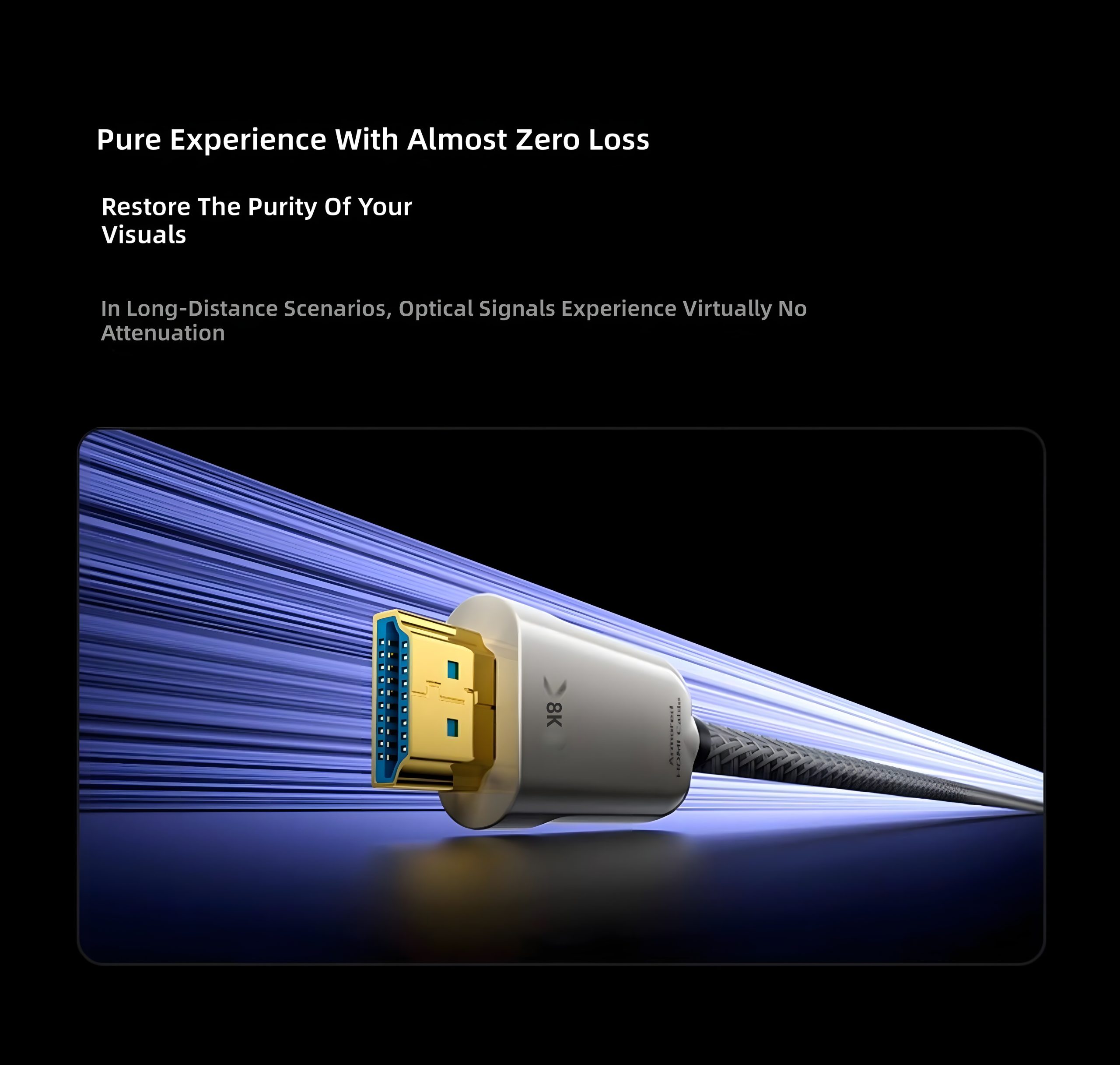 The Ultimate HDMI 2.1 Fiber Optic Cable: Engineered for Perfection, Built for the Future