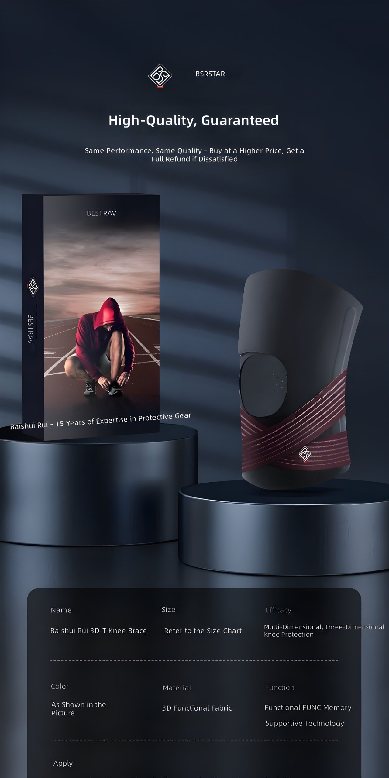 BSRSTAR: Redefining Knee Support Through Engineering Excellence and Medical Precision